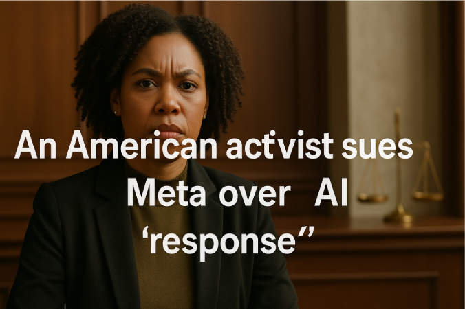 ناشطة أمريكية تقاضي "ميتا" بسبب "استجابة" الذكاء الاصطناعي: فصل جديد في معركة المحاسبة الرقمية